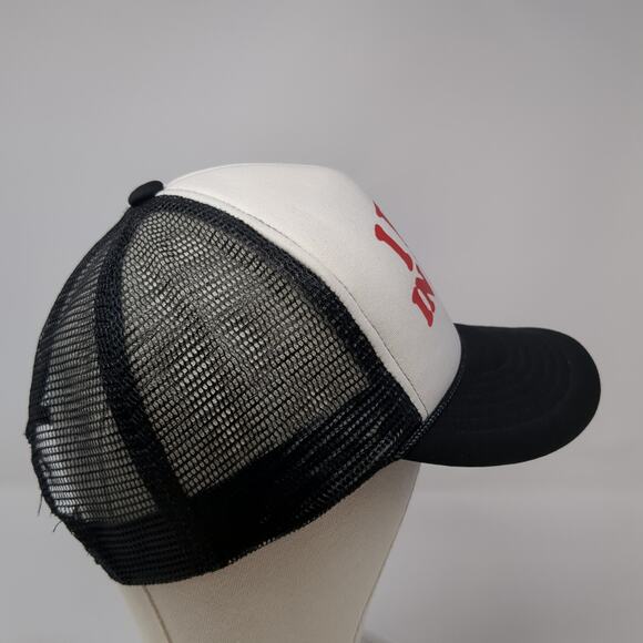 I Pee In Pools Snapback Trucker Hat Black OS Adjustable Rope Mesh Back Cobra - Picture 5 of 9